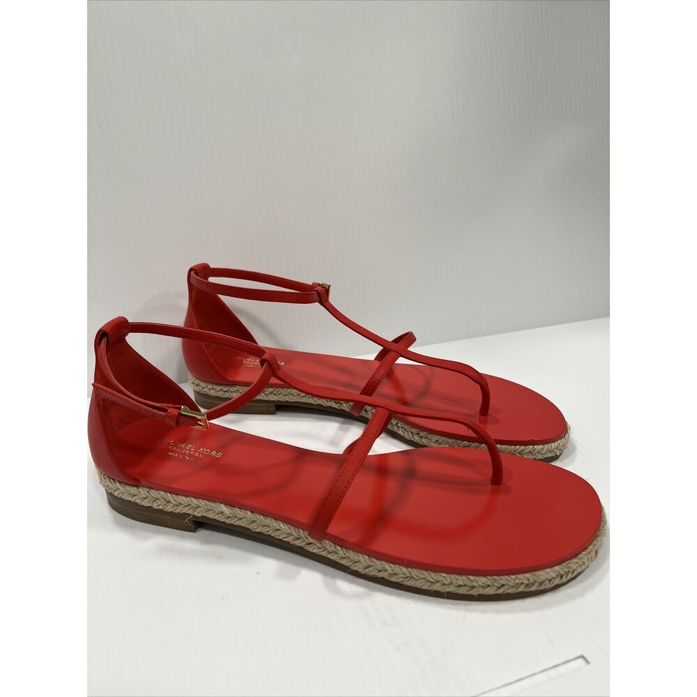 Michael Kors Collection Annabeth Sandals, Coral, US 9.5